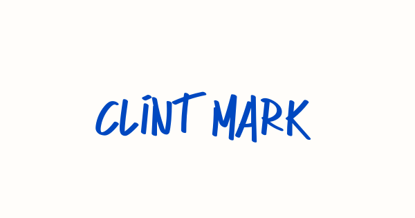 Clint Marker font thumbnail